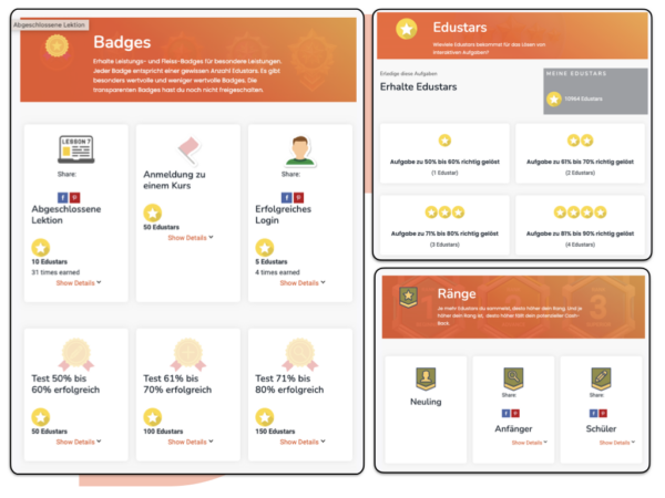 Dank Gamification macht die Gymivorbereitung bei Edufox Spass.