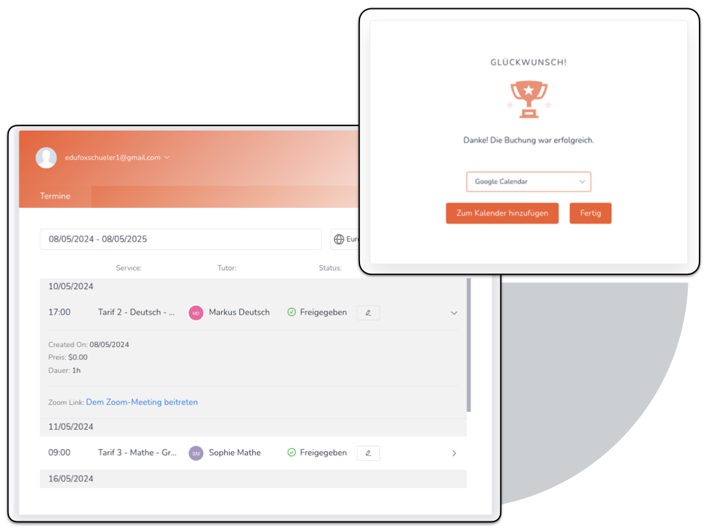 Terminplanung Gymivorbereitungskurse
